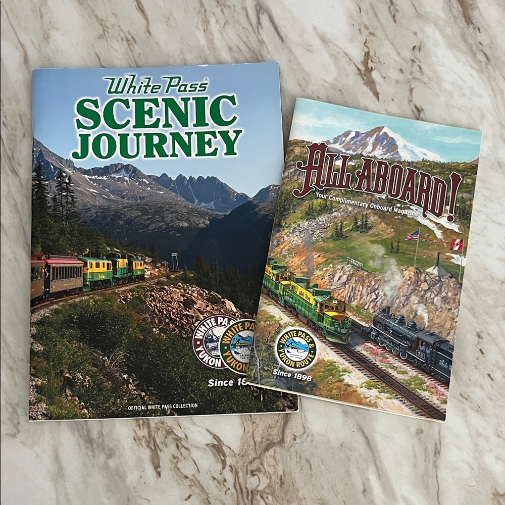 White Pass & Yukon Route Scenic Journey and All Aboard! Onboard Magazines EXC